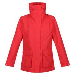 Płaszcz Przeciwdeszczowy Damski Novalee. Czerwone płaszcze Regatta, xl, bez wzorów, bez kaptura. Za 155.99 zł.