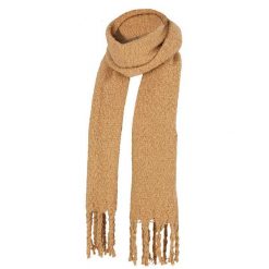 Szalik damski - Moda - Camel - Jeden rozmiar. Brązowe szaliki HEAT KEEPER, na zimę, bez wzorów, z poliesteru. Za 164.54 zł.