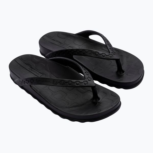 Japonki damskie Ipanema Duo Sunset. Czarne klapki Ipanema, bez wzorów, bez obcasa. Za 79.99 zł.