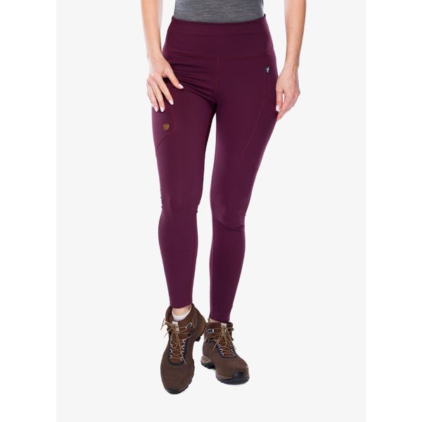 Legginsy damskie Fjallraven Abisko Tights. Fioletowe legginsy Fjällräven, l, bez wzorów. Za 450.99 zł.