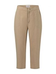 FYNCH-HATTON Lniane spodnie w kolorze beżowym rozmiar: 40. Brązowe spodnie materiałowe Fynch-Hatton, na co dzień, bez wzorów, ze lnu. Za 121.99 zł.