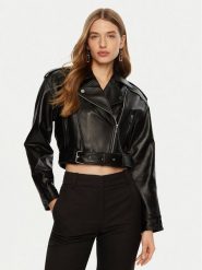 ACCESS FASHION Kurtka skórzana 44-9301 Czarny Regular Fit. Czarne kurtki ACCESS FASHION, m, bez wzorów, ze skóry, bez kaptura. Za 1,029.00 zł.