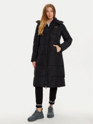 EA7 Emporio Armani Płaszcz zimowy 6DTL01 TN8AZ 0210 Czarny Regular Fit. Czarne płaszcze EA7 Emporio Armani, na zimę, xs, bez wzorów, z syntetyku, bez kaptura. Za 1,119.00 zł.