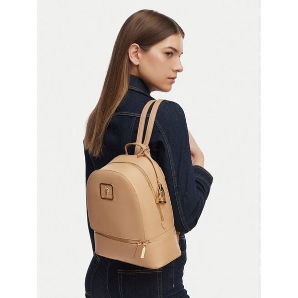 Plecak U.S. Polo Assn. Brązowe plecaki U.S. Polo Assn., bez wzorów. Za 149.99 zł.