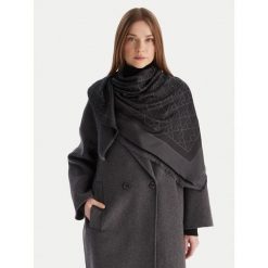 Szal Calvin Klein. Czarne szaliki Calvin Klein, bez wzorów. Za 259.99 zł.