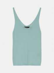 Vero Moda Top New Lex Sun 10281877 Zielony Regular Fit. Zielone topy Vero Moda, xs, bez wzorów, z wiskozy, bez kołnierzyka, bez ramiączek. Za 59.99 zł.