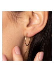 OR ÉCLAT Złote kolczyki-kreole "Sublimes créoles" rozmiar: onesize. Żółte kolczyki OR ÉCLAT, złote. Za 375.96 zł.