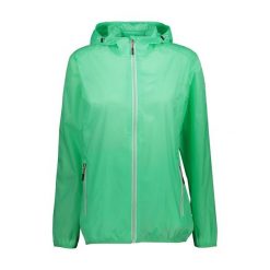 Kurtka damska turystyczna CMP 3X53256. Zielone kurtki sportowe CMP, xs, bez wzorów, z tkaniny, trekkingowe. W wyprzedaży za 119.99 zł.