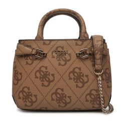 Torebka Guess. Brązowe torebki klasyczne Guess, z aplikacjami, bez dodatków. Za 309.99 zł.
