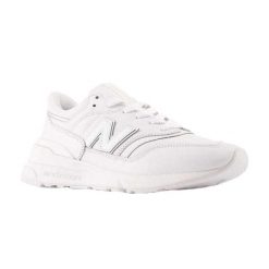 Skórzane Buty Sportowe Unisex Dla Dorosłych 997. Białe trekkingi New Balance, z gumy, trekkingowe. Za 755.99 zł.