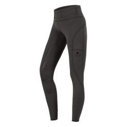 Damskie legginsy jeździeckie z pełną przyczepnością ELT Hanna. Szare legginsy ELT, bez wzorów, z elastanu. Za 224.00 zł.