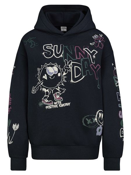 Sublevel Bluza w kolorze czarnym rozmiar: XS. Czarne bluzy Sublevel, xs, bez wzorów, z kapturem. Za 100.52 zł.