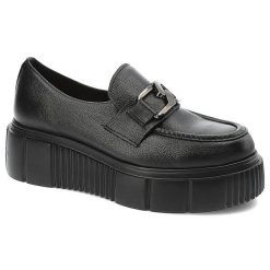 Czarne Półbuty Armodo Stylowe Wsuwane Obuwie Damskie. Czarne półbuty wsuwane Armodo, bez wzorów, ze skóry, eleganckie, bez obcasa, bez zapięcia. Za 409.00 zł.