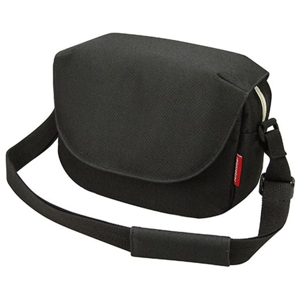 Torba na kierownicę „Funbag”, czarna. Czarne torby na ramię KLICKFIX, bez wzorów, sportowe, na ramię, duże, bez dodatków. Za 307.95 zł.