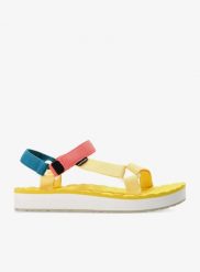 Sandały turystyczne damskie Lizard Sandal Trail Max. Żółte sandały Lizard, bez wzorów, z materiału, bez obcasa, bez zapięcia. Za 289.99 zł.