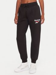 Reebok Spodnie dresowe Stacey RK25166CCW Czarny Regular Fit. Czarne spodnie dresowe Reebok, xs, bez wzorów, z dresówki. Za 199.99 zł.