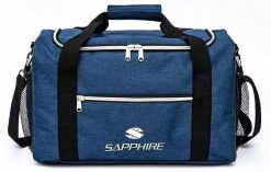 Torba sportowa Sapphire ST-130. Brązowe torby na ramię Sapphire, bez wzorów, z materiału, klasyczne, na ramię, duże, bez dodatków. Za 59.00 zł.