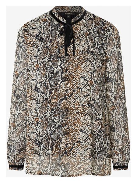 More & More Bluzka w kolorze beżowym rozmiar: 40. Brązowe bluzki More & More, bez wzorów, z wiskozy, bez kołnierzyka, bez ramiączek. Za 95.46 zł.