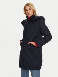 Tommy Hilfiger Parka WW0WW43121 Niebieski Regular Fit. Niebieskie parki TOMMY HILFIGER, xs, z syntetyku, bez kaptura. Za 689.99 zł.