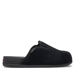 Klapki Vans. Czarne klapki Vans, bez wzorów, bez obcasa. Za 219.99 zł.