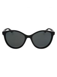 Polaroid Damskie okulary przeciwsłoneczne w kolorze czarnym rozmiar: 55. Czarne okulary przeciwsłoneczne Polaroid, bez wzorów, z tworzywa sztucznego. Za 174.95 zł.