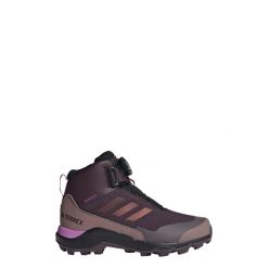 Buty Terrex Winter Mid BOA RAIN.RDY Hiking. Czerwone trekkingi Adidas, z materiału, trekkingowe. Za 470.99 zł.