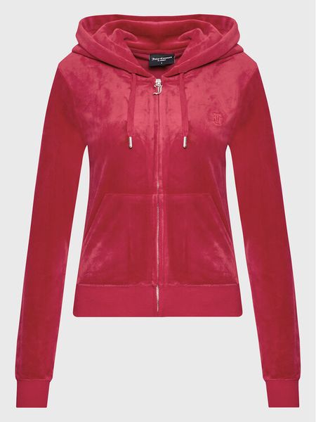 Juicy Couture Bluza Robertson JCAP176 Czerwony Slim Fit. Czerwone bluzy Juicy Couture, xxs, bez wzorów, z syntetyku, bez kaptura. Za 439.99 zł.