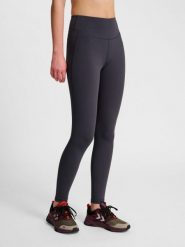 Damskie legginsy Hummel Pulse. Brązowe legginsy Hummel, m, bez wzorów, z elastanu, z podwyższonym stanem. Za 269.50 zł.