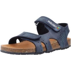 Sandały PABLOSKY 516723P Niebieski. Niebieskie sandały PABLOSKY, bez wzorów, z syntetyku, bez obcasa, bez zapięcia. Za 200.99 zł.