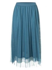 More & More Spódnica w kolorze niebieskim rozmiar: 46. Niebieskie spódnice More & More, bez wzorów, midi, rozkloszowane. Za 86.99 zł.