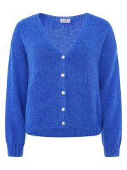 Zwillingsherz Kardigan "Uni" w kolorze granatowym rozmiar: onesize. Niebieskie kardigany Zwillingsherz, bez wzorów. Za 304.95 zł.