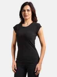 Kilpi Koszulka "Promo" w kolorze czarnym rozmiar: 44. Czarne bluzki Kilpi, bez wzorów, bez kołnierzyka, bez ramiączek. Za 60.99 zł.