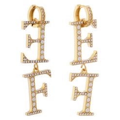 Kolczyki Elisabetta Franchi. Żółte kolczyki Elisabetta Franchi, złote. Za 789.99 zł.