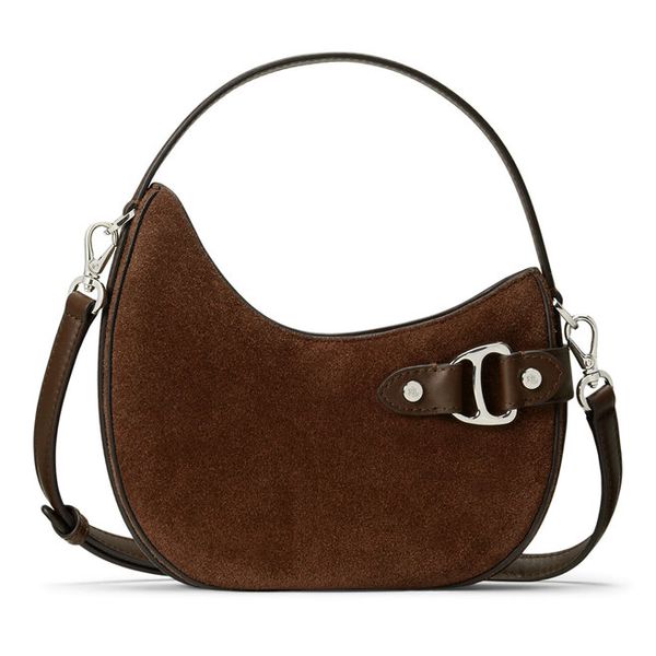 Torebka LAUREN RALPH LAUREN. Brązowe torebki klasyczne Lauren Ralph Lauren, bez wzorów, bez dodatków. Za 1,039.00 zł.