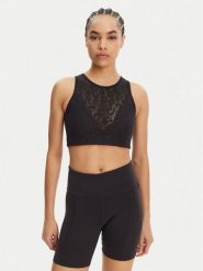 Reebok Biustonosz braletka Mesh Bralette 118654 Czarny. Czarne biustonosze Reebok, bez wzorów, z meshu. Za 129.99 zł.