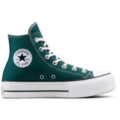 Buty sportowe Converse Chuck Taylor As Lift. Zielone obuwie sportowe Converse, bez zapięcia, na fitness i siłownię. Za 590.00 zł.