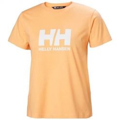 Koszulka sportowa damska Helly Hansen Hh Logo. Brązowe koszulki sportowe Helly Hansen, bez wzorów, z bawełny, bez ramiączek. Za 257.00 zł.