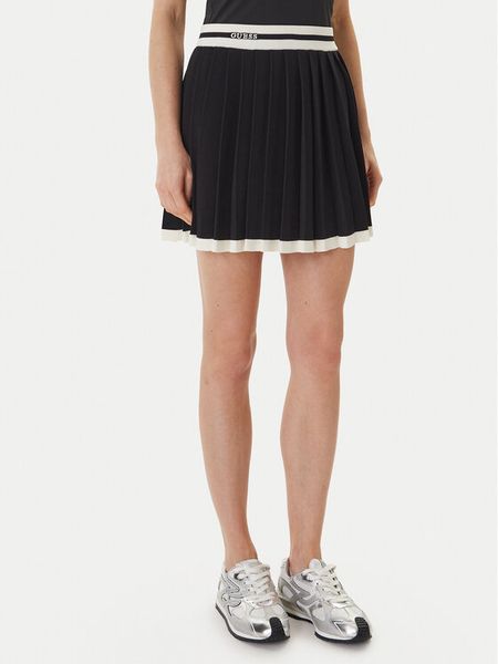 Guess Spódnica plisowana V6GD04 Z0649 Czarny Regular Fit. Czarne spódnice Guess, xl, z aplikacjami, z syntetyku, plisowane. Za 243.99 zł.