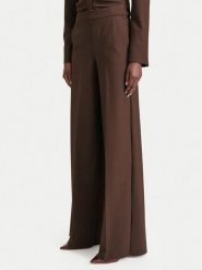 Marella Spodnie palazzo Ghinea 2623136052 Brązowy Wide Leg. Brązowe spodnie materiałowe Marella, bez wzorów, z materiału. Za 1,039.00 zł.