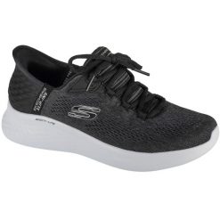 Buty sportowe Sneakersy damskie, Slip-Ins: Skech-Lite Pro - Natural Beauty. Czarne obuwie sportowe Skechers, z materiału, bez zapięcia, trekkingowe, Skechers Sport. Za 475.00 zł.