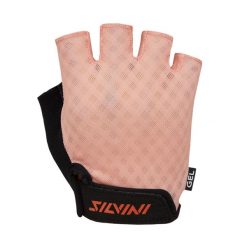 Rękawiczki rowerowe damskie Silvini Gaiona krótkie. Brązowe rękawiczki Silvini, bez wzorów, sportowe. Za 115.00 zł.