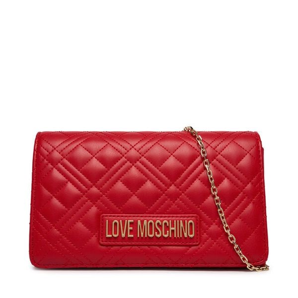 Torebka LOVE MOSCHINO. Czerwone torebki klasyczne Love Moschino, bez wzorów, bez dodatków. Za 359.99 zł.