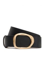 TWINSET Pasek Damski 252TA402A Czarny. Czarne paski Twinset, bez wzorów, ze skóry. Za 372.91 zł.