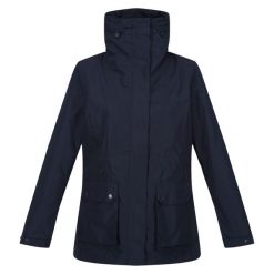 Płaszcz Przeciwdeszczowy Damski Novalee. Niebieskie płaszcze Regatta, l, bez wzorów, z materiału, z kapturem. Za 537.99 zł.