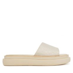Klapki Calvin Klein. Klapki Calvin Klein, bez wzorów, bez obcasa. Za 259.99 zł.