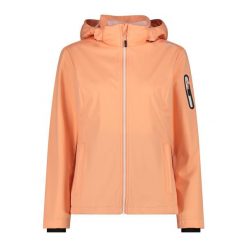 Kurtka damska turystyczna CMP 39A5016. Brązowe kurtki sportowe CMP, l, bez wzorów, z softshellu, z kapturem, trekkingowe. Za 299.99 zł.
