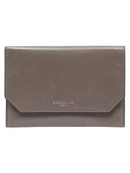 Liebeskind Berlin Skórzany portfel "Pouch M" w kolorze szarobrązowym - 23 x 16 x 1 cm rozmiar: onesize. Brązowe portfele Liebeskind Berlin, bez wzorów, z materiału. Za 263.53 zł.