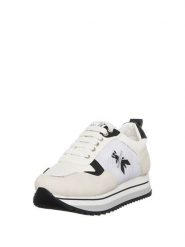Patrizia Pepe Sneakersy w kolorze biało-kremowym rozmiar: 38. Białe trampki Patrizia Pepe, bez wzorów, z materiału, bez zapięcia. Za 237.17 zł.