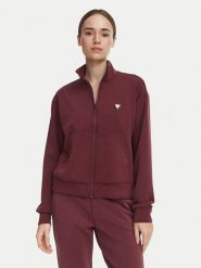 Guess Bluza V6YQ17 K4313 Bordowy Regular Fit. Czerwone bluzy sportowe Guess, m, z aplikacjami, z syntetyku, bez kaptura. Za 394.99 zł.