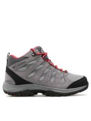 Columbia Trekkingi Redmond III Mid Waterproof BL0168 Szary. Szare obuwie sportowe Columbia, ze skóry, bez zapięcia, trekkingowe. Za 325.99 zł.
